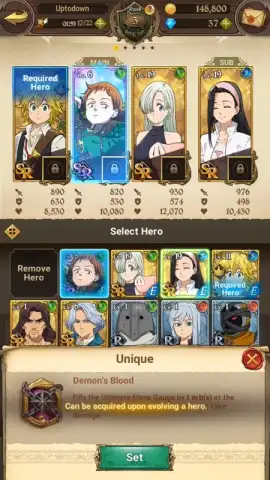 The Seven Deadly Sins: Grand Cross (JP) скриншот 2