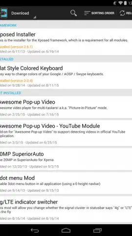 Xposed Installer скриншот 2