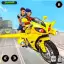 Flying Bike Taxi Rider